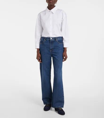 Jean droit Le Jane Ankle à taille haute - Frame - Modalova