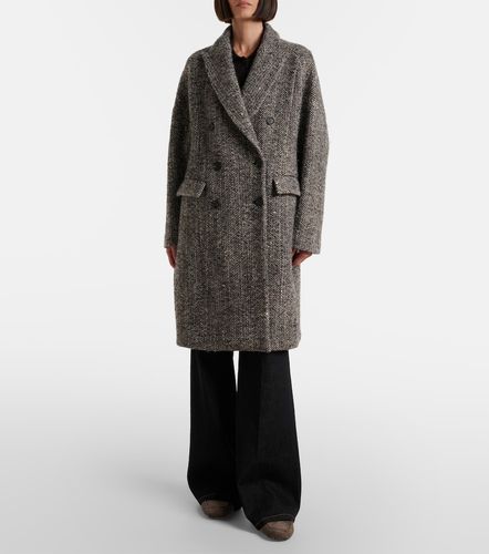 Manteau en laine et alpaga mélangés - Brunello Cucinelli - Modalova