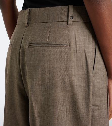 Pantalon ample en laine mélangée - Ganni - Modalova