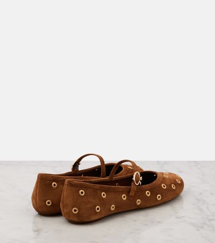 Ballerines en daim à ornements - Gianvito Rossi - Modalova