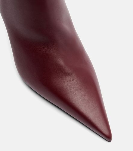 Bottines Barbara 90 en cuir - Amina Muaddi - Modalova