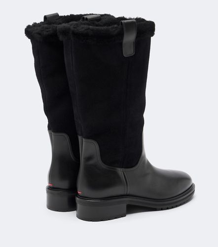 Aeyde Bottes Theo en cuir et daim - Aeyde - Modalova