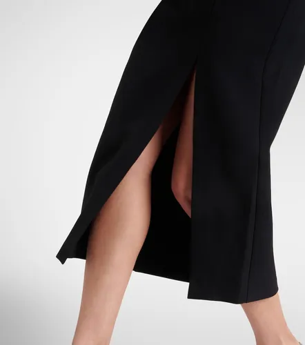 Robe midi asymétrique en crêpe - Safiyaa - Modalova