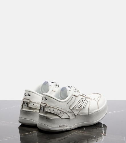 Baskets à plateforme Hamptons en cuir - Balenciaga - Modalova