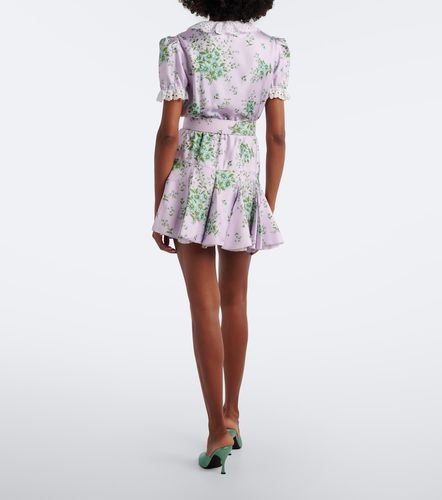 Robe en sergé de soie à fleurs - Rodarte - Modalova