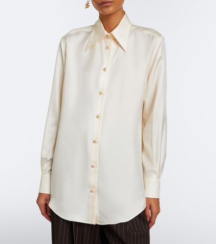Chemise en satin de soie - Dolce&Gabbana - Modalova