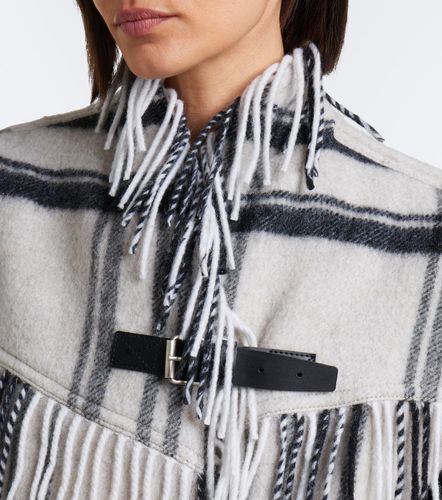 Gilet Ginesa en laine mélangée à carreaux - Marant Etoile - Modalova