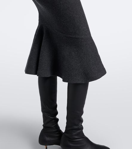 Jupe midi Fiocco en laine et cachemire - Jacquemus - Modalova