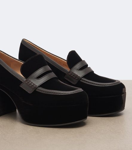 Mocassins à plateau en cuir - Gianvito Rossi - Modalova