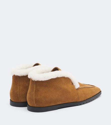 Bottines en daim et shearling - Toteme - Modalova
