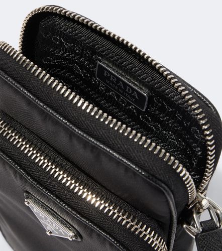 Pochette pour téléphone en Re-Nylon et cuir Saffiano - Prada - Modalova
