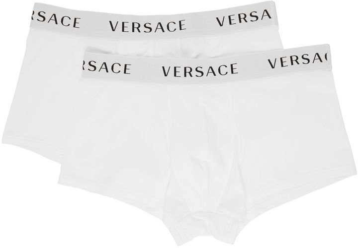 Ensemble de deux boxers blancs Logo Band - Versace Underwear - Modalova