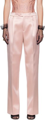 Gucci Pantalon droit rose - Gucci - Modalova