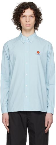 Chemise bleue à image à logo - Paris - Kenzo - Modalova