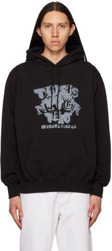 Pull à capuche noir à image à logo - thisisneverthat - Modalova
