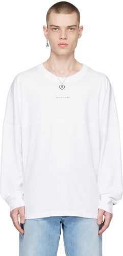 T-shirt à manches longues surdimensionné blanc - 1017 ALYX 9SM - Modalova