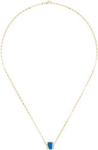 Collier doré en chaîne à pendentif graphique - Ellie Mercer - Modalova