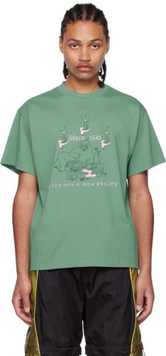 T-shirt 'New Reality' vert - Brain Dead - Modalova