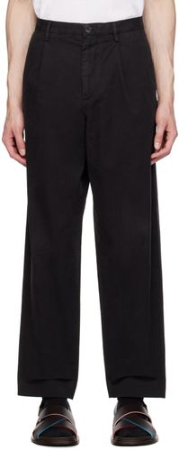 Pantalon noir à plis - PS by Paul Smith - Modalova