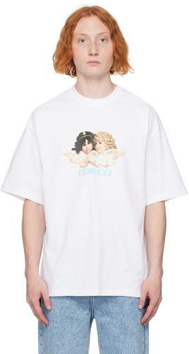T-shirt blanc à image et logo - Fiorucci - Modalova