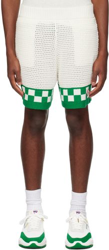 Short blanc et vert à carreaux - Casablanca - Modalova