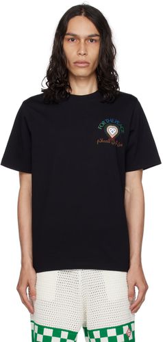 T-shirt 'For The Peace' noir exclusif à SSENSE - Casablanca - Modalova