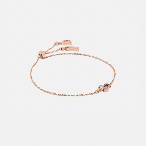 COACH: Mini bracelet coulissant rose-thé - COACH - Modalova