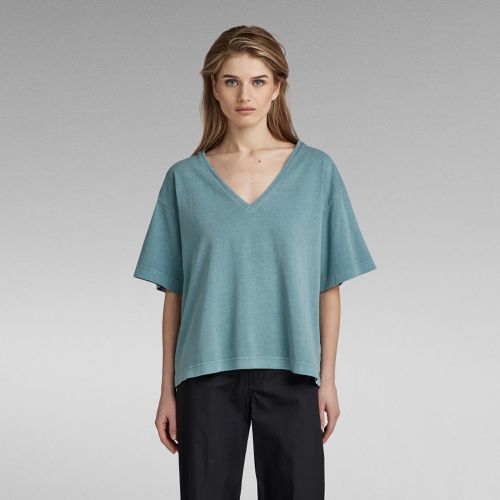 Haut Overdyed Deep V-Neck Loose - s - G-Star RAW - Modalova