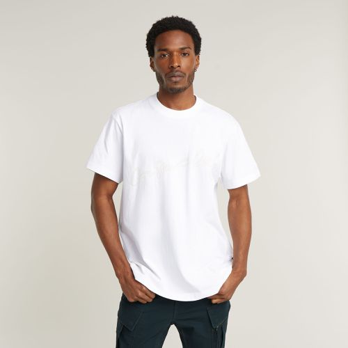 T-Shirt Flock G-Script Loose - s - G-Star RAW - Modalova