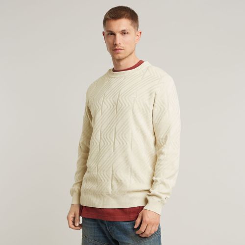 Pull En Maille Zig-Zag Structure - s - G-Star RAW - Modalova