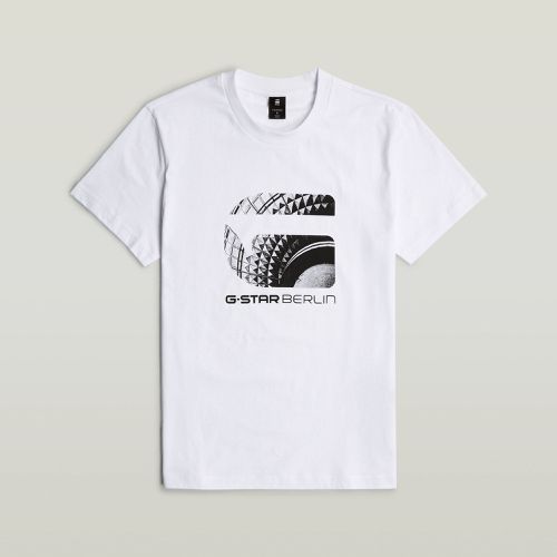 T-Shirt Berlin - Blanc - Hommes - G-Star RAW - Modalova