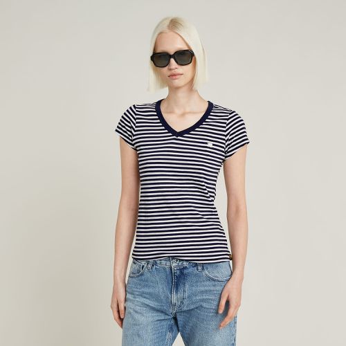 Haut Eyben Stripe Slim V-Neck - s - G-Star RAW - Modalova