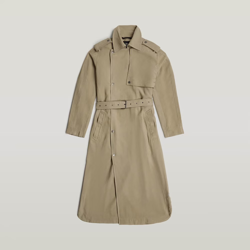 Trench-coat Fluid - Vert - Femmes - G-Star RAW - Modalova