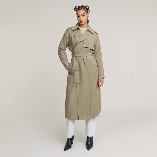 Trench-coat Fluid - Vert - Femmes - G-Star RAW - Modalova