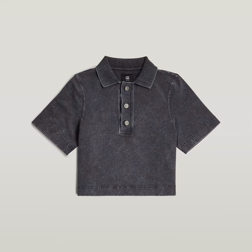 Pull Overdyed Polo - Noir - Femmes - G-Star RAW - Modalova