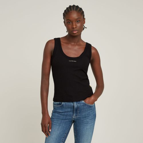 Débardeur Slim Rib - Noir - Femmes - G-Star RAW - Modalova