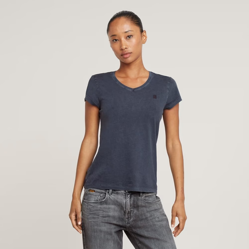 Top Overdyed Eyben Slim V-Neck 2.0 - s - G-Star RAW - Modalova