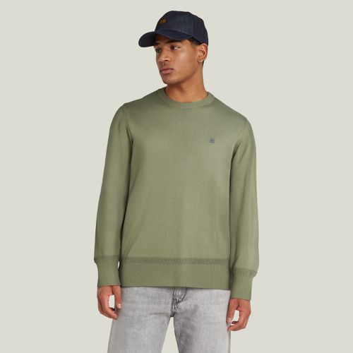 Pull Core Knitted - Vert - Hommes - G-Star RAW - Modalova