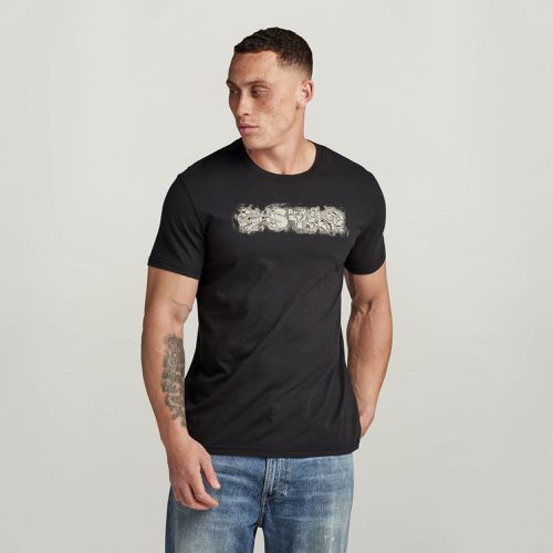 T-Shirt Distressed Logo - s - G-Star RAW - Modalova