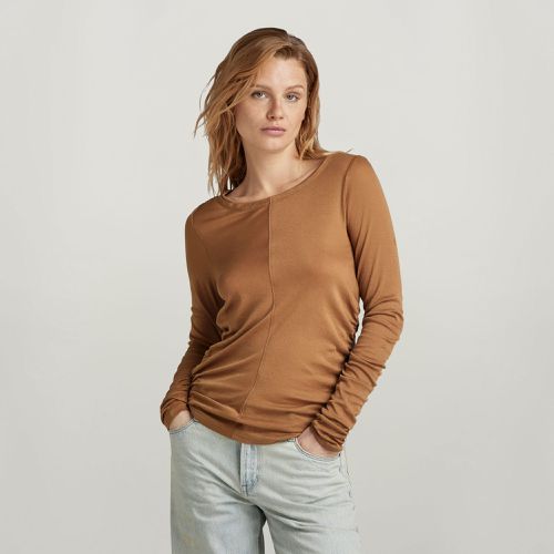 Top Gathered Slim - Brun - Femmes - G-Star RAW - Modalova