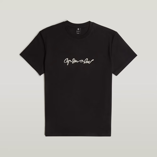 T-Shirt G-Script - Noir - Hommes - G-Star RAW - Modalova