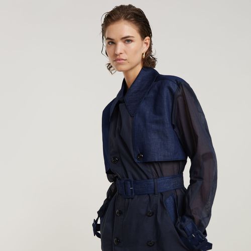 Trench GSRR - Bleu foncé - Femmes - G-Star RAW - Modalova