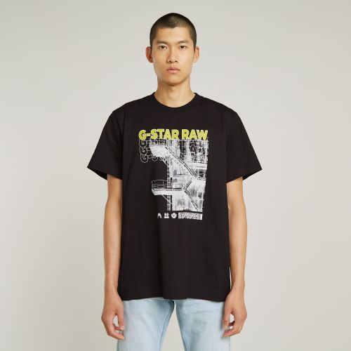 T-shirt Stairs Graphic Loose - s - G-Star RAW - Modalova