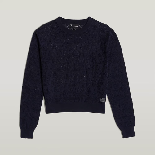 Pull En Maille Léger Pointelle - s - G-Star RAW - Modalova