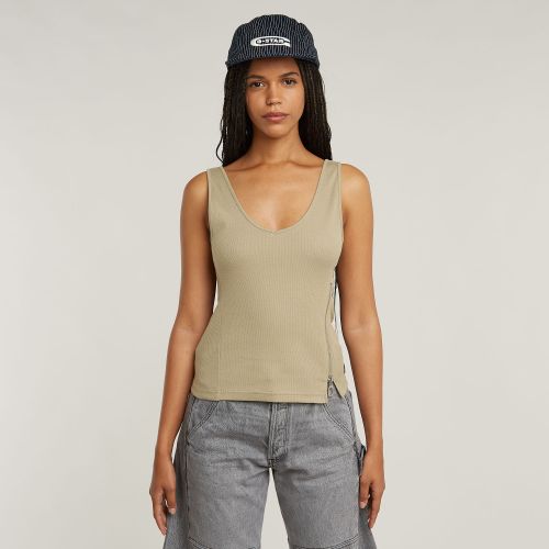Top Asymmetrical Zip Slim Tank - s - G-Star RAW - Modalova