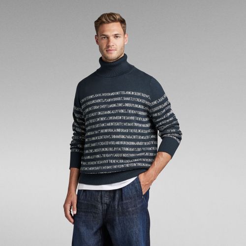 Pull en maille Unisex Jacquard Stripe Turtle - s - G-Star RAW - Modalova