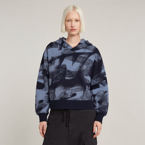 Sweat À Capuche Sprayed Letters Loose - s - G-Star RAW - Modalova