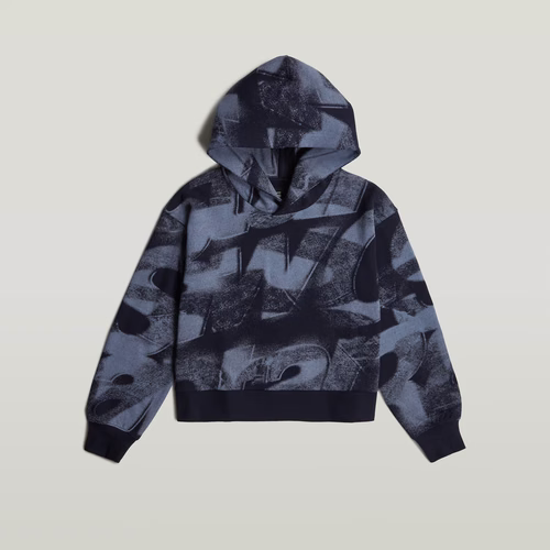 Sweat À Capuche Sprayed Letters Loose - s - G-Star RAW - Modalova