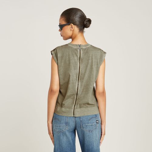 Top Back Zip Overdyed - s - G-Star RAW - Modalova