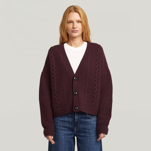 Pull Cable Cropped Cardi - s - G-Star RAW - Modalova